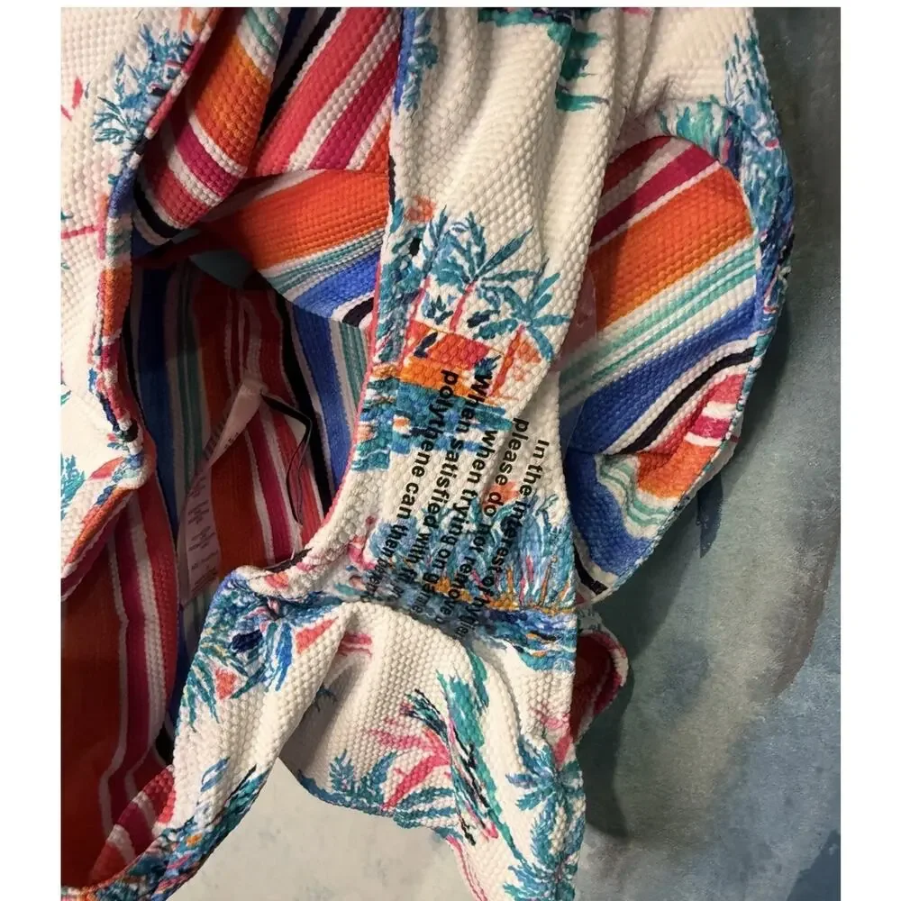 NWT Tommy Bahama Island Cays Oasis One-Piece Swimsuit Size 6 Colorful Reversible